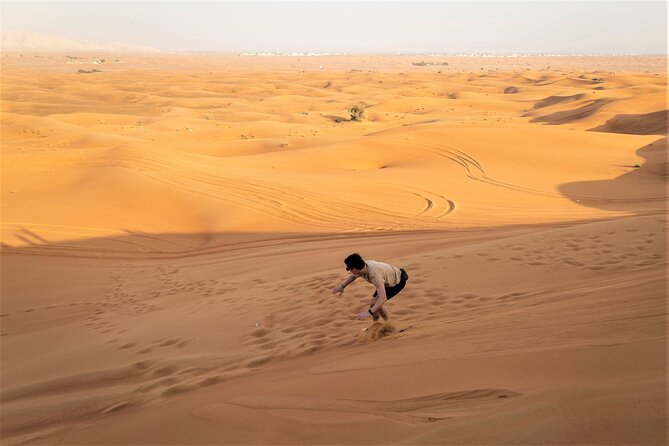 Dubai Red Dunes with Sandboarding, Camel Ride, Falcon & VIP Camp - What the Bedouin-style camp adds