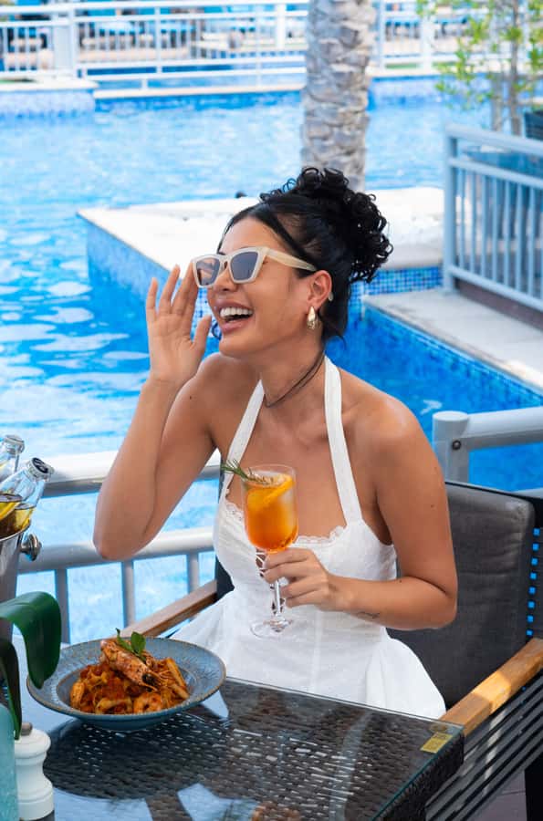 Dubai: Riva Beach Club Pool and Beach Day Pass - RIVA Beach Club on Palm Jumeirah
