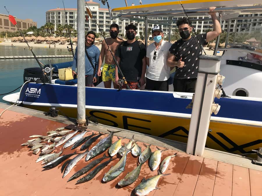 Dubai's BEST Fishing Charter – No Fish, No Pay! - Four hours chasing fish off Dubai