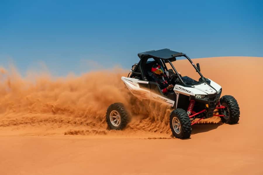 Dubai: Self-Drive 4WD Dune Buggy Guided Desert Adventure - Sharing the buggy with a passenger