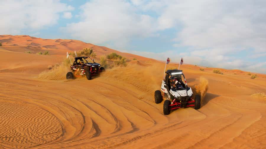 Dubai: Self-Drive 4WD Dune Buggy Guided Desert Adventure - Safety, insurance, and physical demands