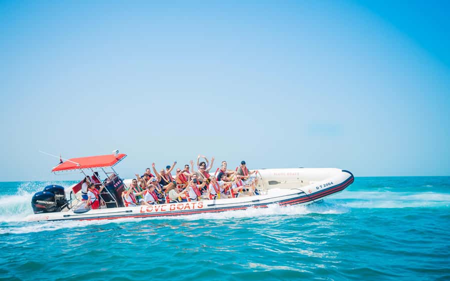 Dubai: Sightseeing Speedboat Tour with Live Tour Guide - Leaving Dubai Marina and JBR