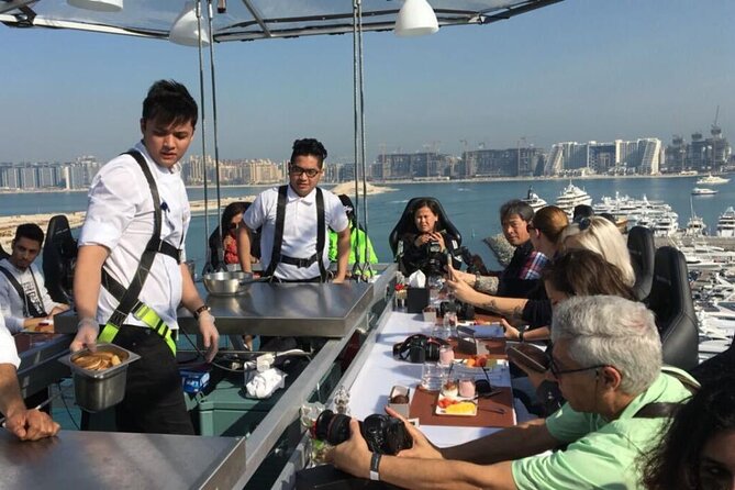 Dubai: Sky-High Dining Experience Dinner in the Sky - One hour in the air with food and drinks