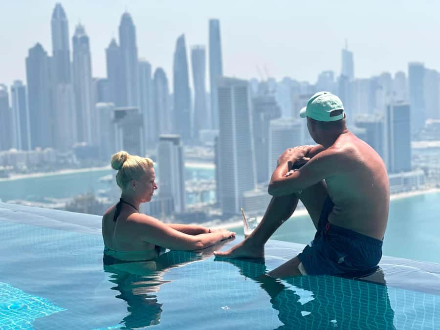 Dubai: Sky Pool and Palm Observatory Access - Meeting at Dubai Marina Mall before 9:30 AM