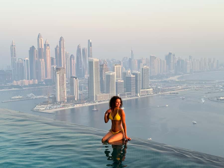 Dubai: Sky Pool and Palm Observatory Access - What the pool facilities add to the day