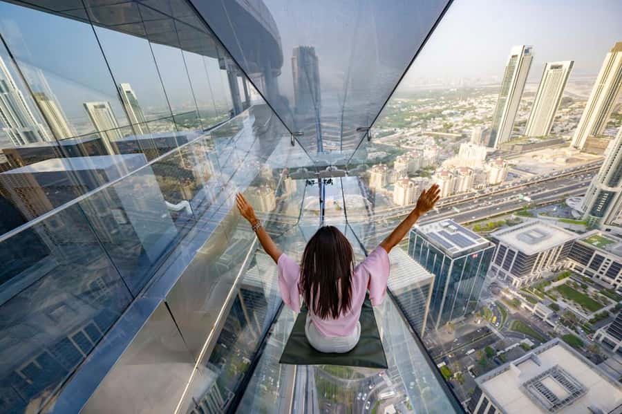 Dubai: Sky Views Observatory Ticket with Optional Extras - The Sky Edge Walk is the serious thrill