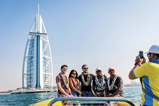 Dubai Speedboat Tour, Marina, Atlantis, Palm & Burj Al Arab - The Ferris wheel and the Palm’s outer edge