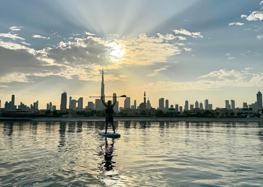 Dubai: Stand-Up Paddle Boarding with Burj Khalifa View - What the $37 price really buys you