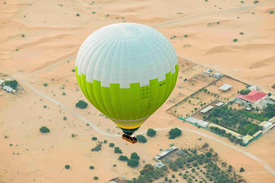Dubai: Sunrise Hot Air Balloon Flight, Breakfast, Camel Ride - Key points at a glance
