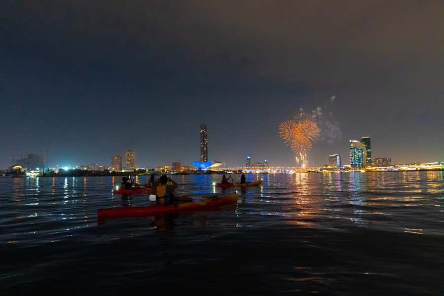 Dubai: Sunset/Night Dubai Creek Kayak Tour - Weather, changes, and the main risk