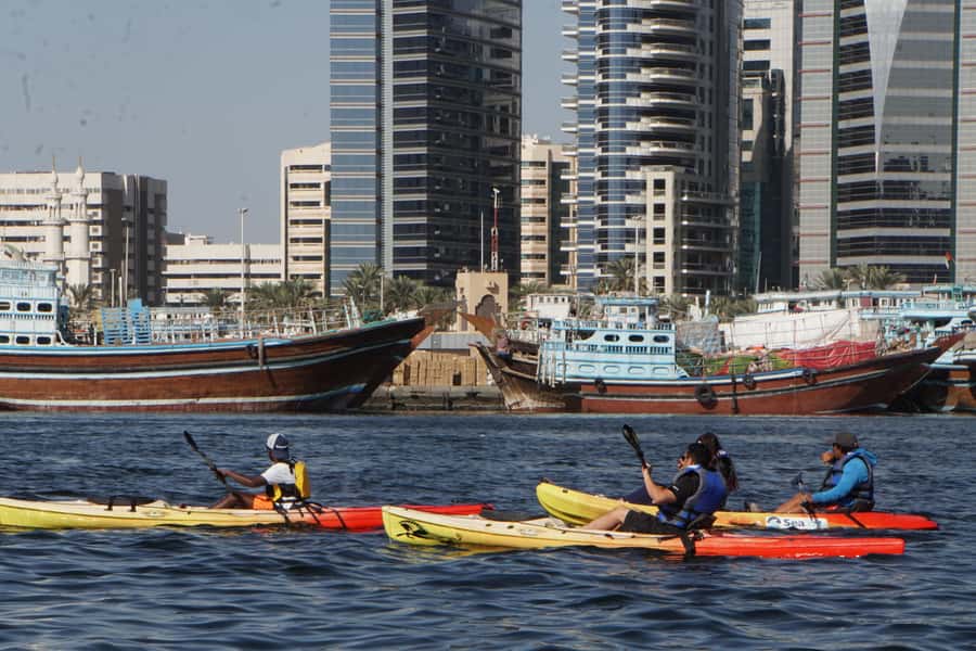 Dubai: Sunset/Night Dubai Creek Kayak Tour - Meeting at Dubai Creek Marina