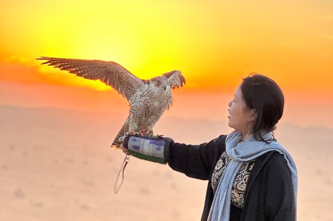 Dubai Sunset Red Dune Desert Safari, Sandboarding and Camel Ride - Dinner and entertainment require a package check