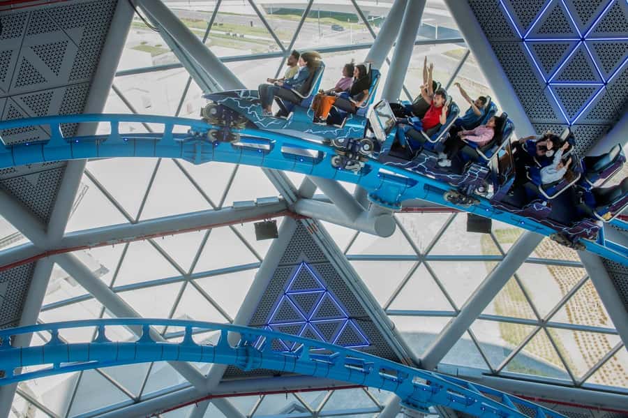 Dubai: The Storm Coaster - What the two-minute ride feels like