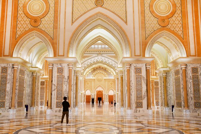 Dubai to Abu Dhabi Day Trip: Grand Mosque, Palace & Etihad Towers - Louvre Abu Dhabi: a quick look, not a museum visit