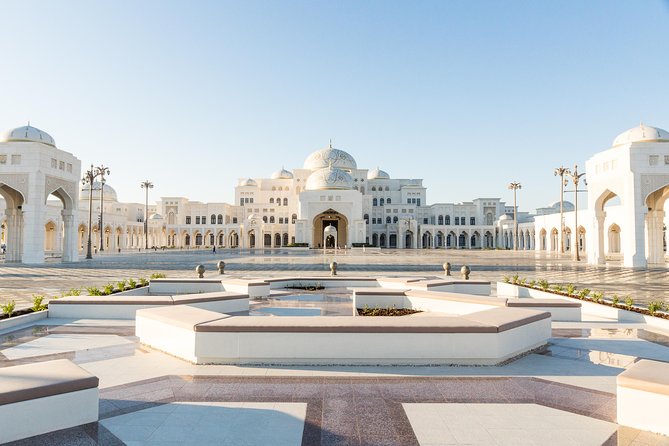 Dubai to Abu Dhabi Day Trip: Grand Mosque, Palace & Etihad Towers - Qasr Al Watan: the grand interior of the day