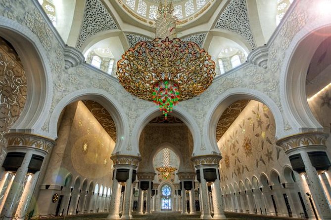 Dubai to Abu Dhabi Full Day Tour with Grand Mosque - Heritage Village shows an older Abu Dhabi