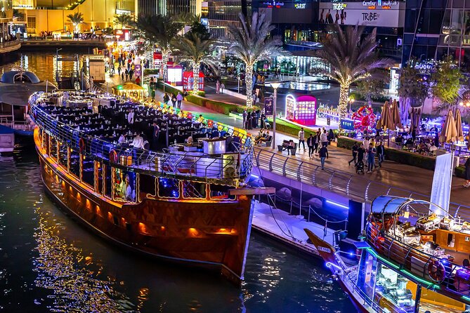 Dubai Tour At Night - Dubai Mall and the fountain show make the finish