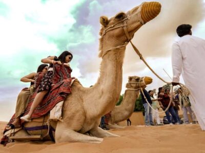 Evening Desert Dune Bashing by 4*4 Vehicle