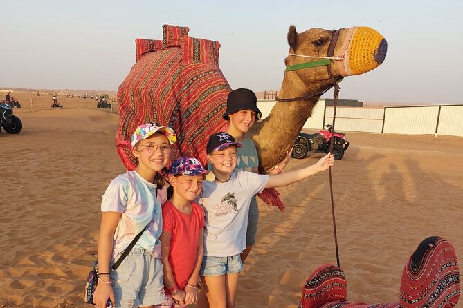 Evening Desert Safari Camel Ride Dinner Live Shows in Abu Dhabi - Dune bashing across Abu Dhabi’s high dunes