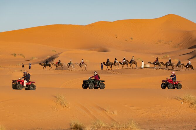 Evening Desert Safari with ATV Quad Bike Dune Bashing BBQ Dinner - Key points at a glance