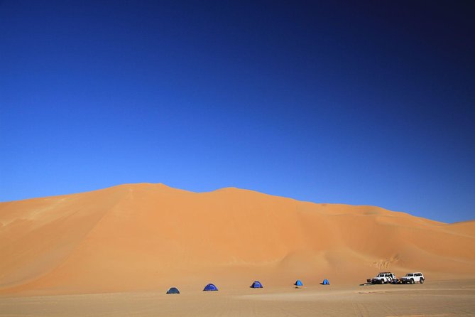 Evening Desert Safari with Belly Dance and BBQ Dinner and Camel Ride - Dune Bashing and the First Look at the Sand