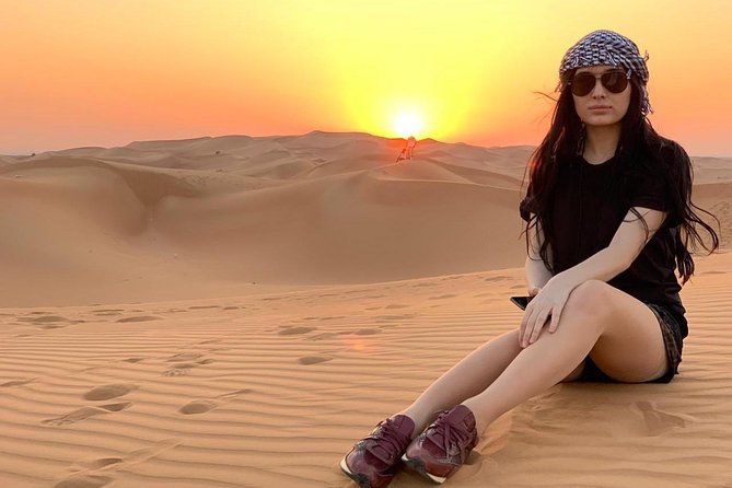 Evening Desert Safari with Quad Bike, Dune Bashing, Entertainments, BBQ Dinner - From Dubai pickup to Lahbab’s red dunes