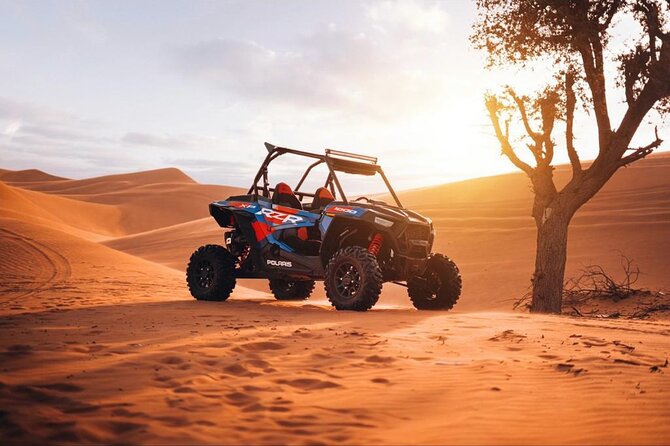 Evening Dubai Desert Safari, Red Sand, Premium camp shows & Diner - Sunset photographs before dinner