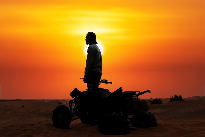 Evening Dubai Desert Safari, Red Sand, Premium camp shows & Diner - Sandboarding and a short camel ride
