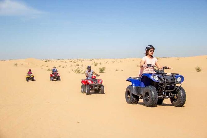 Exciting Morning Desert Safari & Thrilling Quad Bike Ride - Dune bashing with an experienced driver