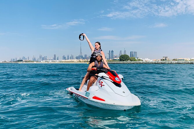 Exclusive 1HR Jet Ski Tour- Burj al Arab & Atlantis - Leaving Jumeirah for Dubai’s open water