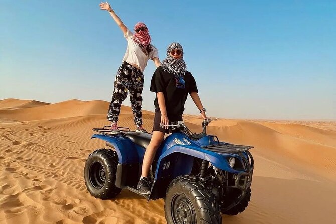 Experience Red Dune Safari Shows, Camels, BBQ & ATV Bike in Dubai - Guides are a major part of the experience
