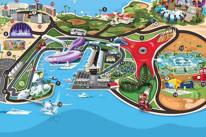 Ferrari World Abu Dhabi Admission Tickets (optional) - Formula Rossa and the big-ticket rides