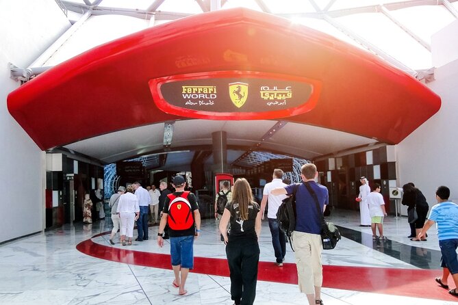Ferrari World Abu Dhabi Ticket - Ferrari cars, racing displays, and live shows