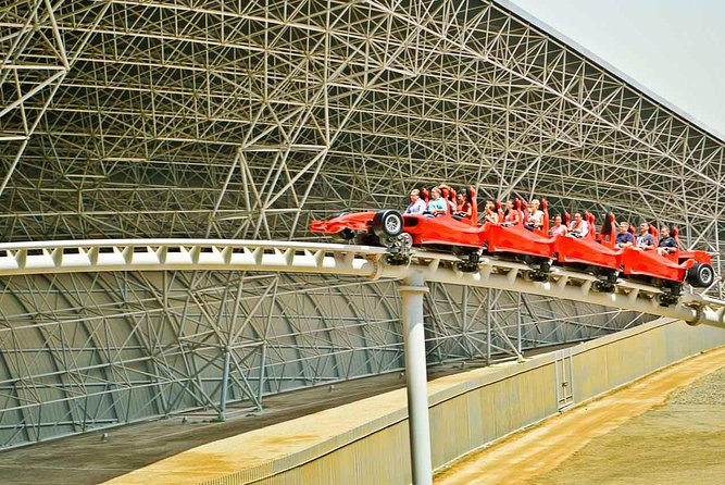 Ferrari World Tour from Dubai - Racing Simulators, Go-Karts, and Ferrari-Themed Activities