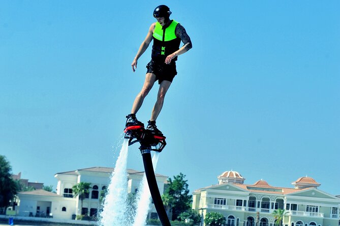 Flyboard Activity in Dubai - From surface riding to lifting above the water