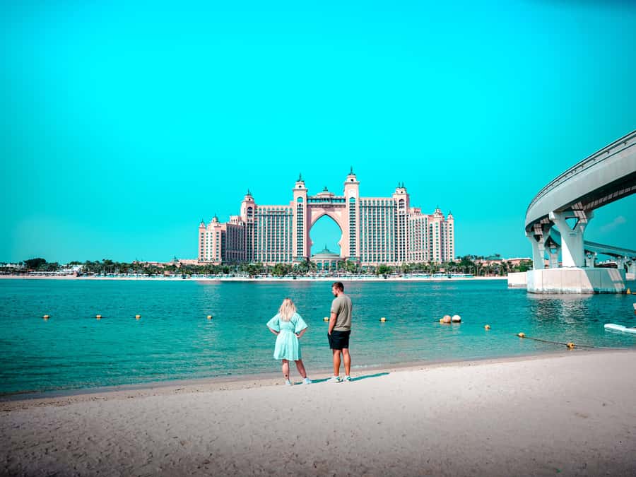 From Abu Dhabi: Dubai Full-Day Sightseeing Tour - Burj Khalifa is viewed from ground level
