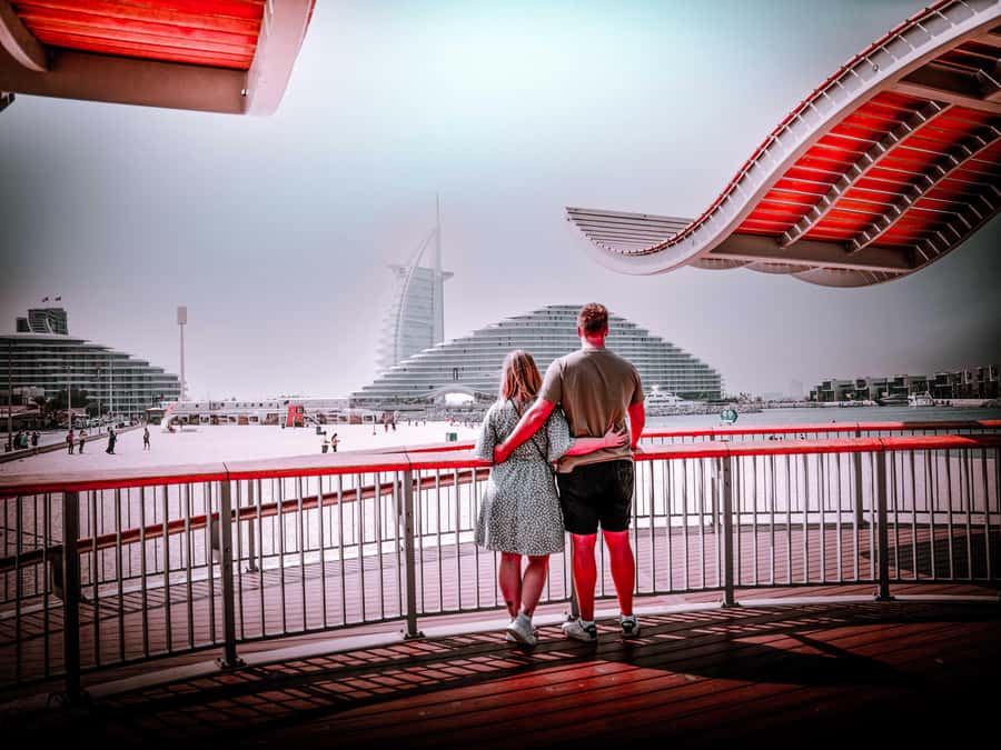 From Abu Dhabi: Dubai Full-Day Sightseeing Tour - Dubai Marina gives you the first skyline hit