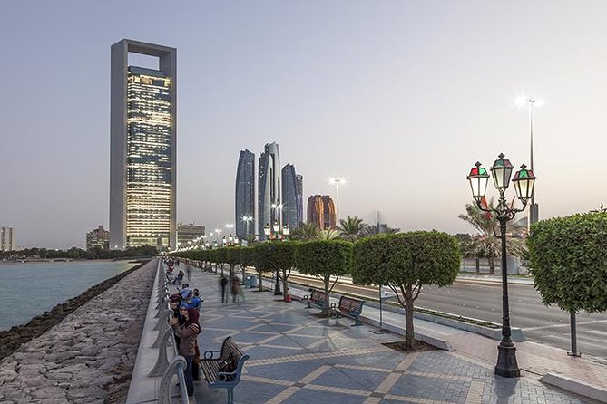 From Abu Dhabi: Grand Mosque, Qasr Al Watan Palace & Etihad Tower - Transport, group size, and the six-hour schedule
