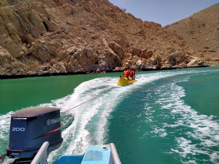 From Dubai/Sharjah/RAK: Dibba Musandam Trip & Dhow Cruise - Boarding the dhow at 10:00 am