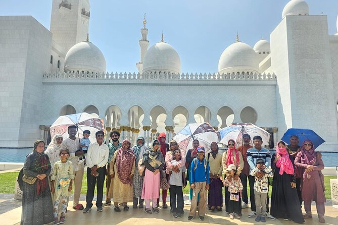 Full Day Abu Dhabi City Tour Sheikh Zayed Grand Mosque from Dubai - Heritage Village and the city’s older traditions