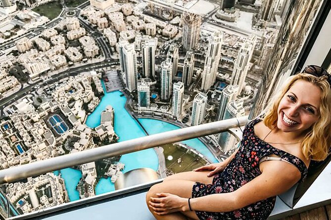 Full Day Dubai City Tour with At the Top Burj Khalifa Ticket - Going up Burj Khalifa on floors 124 and 125