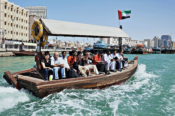 Full Day Dubai City Tour with At the Top Burj Khalifa Ticket - Crossing Dubai Creek by abra