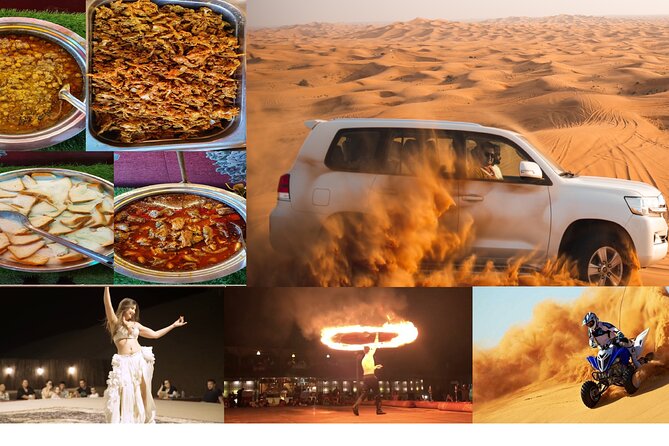 Full Day Safari Grand Adventures with Dune Bash on 4X4 in Dubai - Red dunes first, camp lights later
