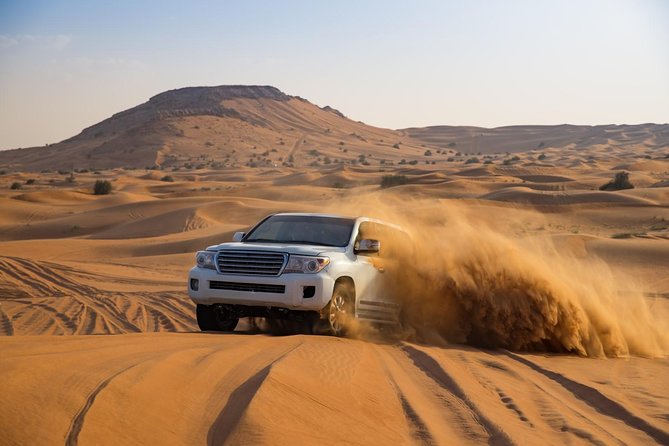 Half-Day Dubai Desert Safari With 7 Live Shows and BBQ Dinner - From Dubai streets to open red dunes