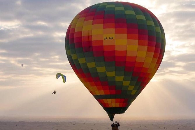 Hot Air Balloon Ride Over Dubai Desert inlcuding Transfers - From a 3:30 a.m. pickup to the balloon camp