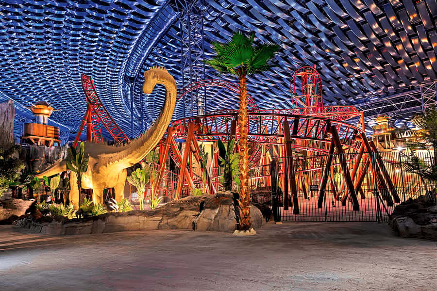 IMG Worlds of Adventure Entry Ticket with Hotel Transfers - Clean, Calm, and Family Friendly