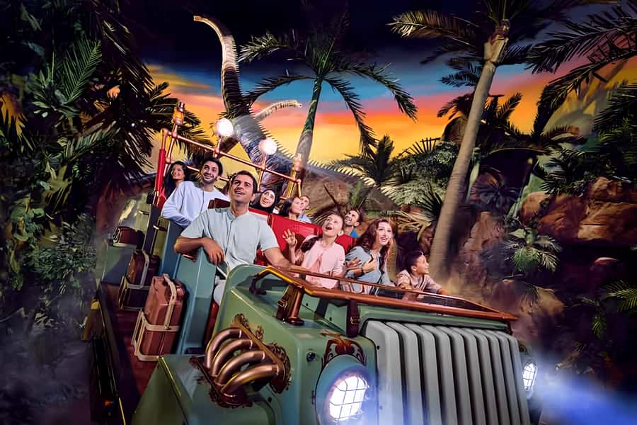 IMG Worlds of Adventure Entry Ticket with Hotel Transfers - Entering IMG Worlds of Adventure