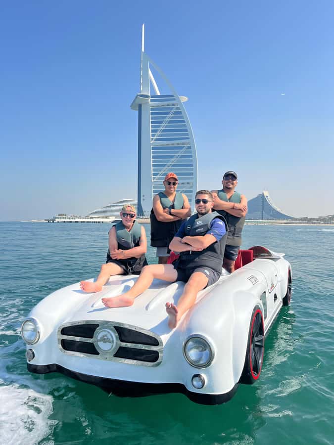 Jet Car: Squad Goals, 4 Seats. 1 Epic Ride Dubai - Key points to know before you book