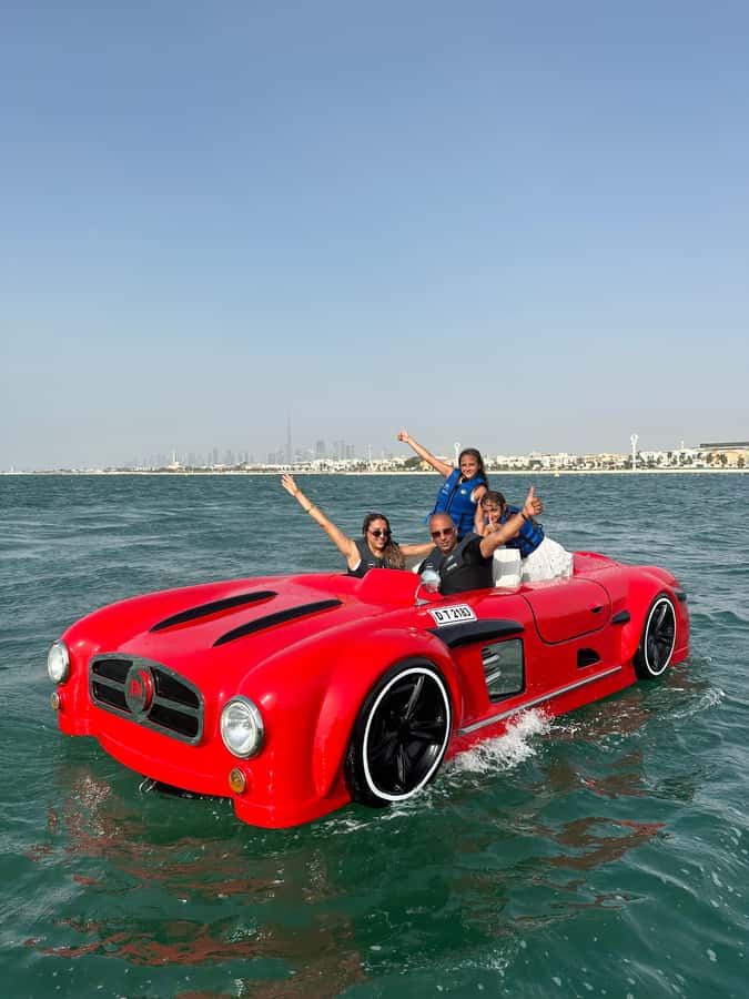 Jet Car: Squad Goals, 4 Seats. 1 Epic Ride Dubai - Choosing between 20, 30, and 60 minutes