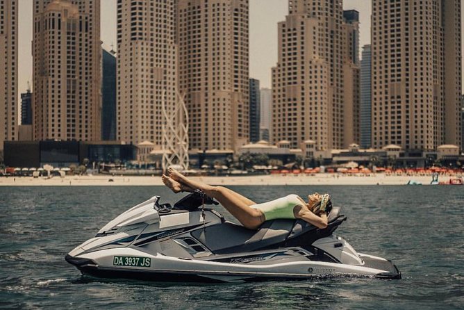 Jet ski Dubai 30 minute Guided Sightseeing Tour - Ain Dubai from the water